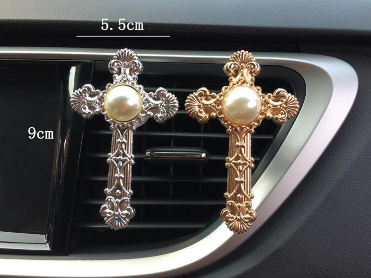 

Cross car air outlet perfume clip car aromatherapy entrepreneurial car accessories factory direct sales
