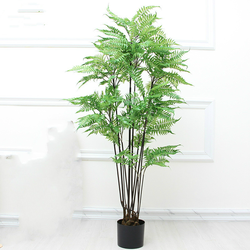 

artificial plants Boston fern horsetail fern potted greenery artificial tree home decoration faux plants bonsai trees, 60