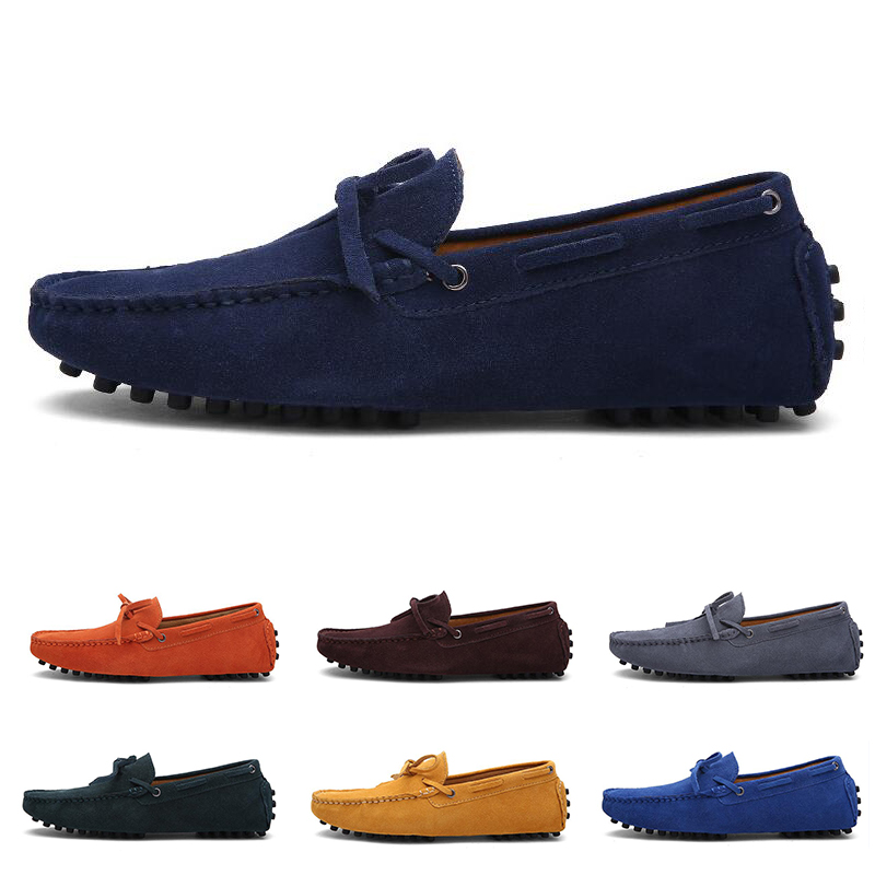 

2021 men casual shoes Espadrilles triple black navy brown wine red green khaki mens sneakers outdoor jogging walking color #10