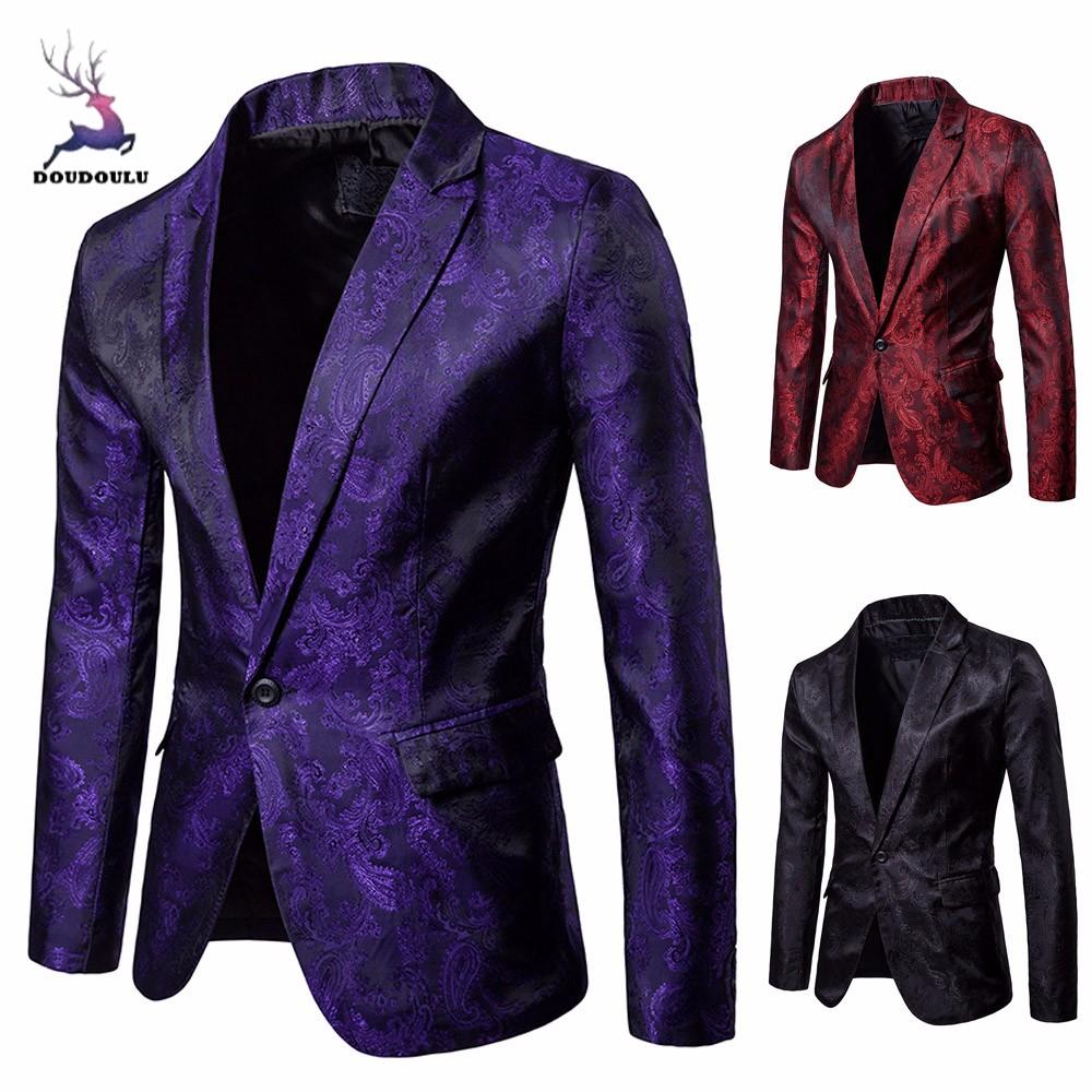 

Charm Men' Casual One Button Fit Suit Blazer Coat Tops Blazer Coat Jacket Tops Slim Fit Trench Plus Size Men 2018 Overcoat #30, Black