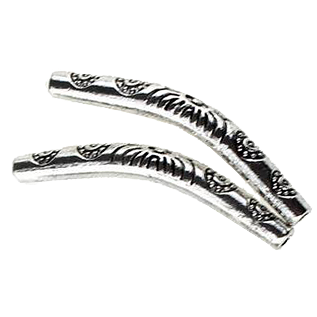 

20pcs Tibetan Silver Tube Bead Jewelry Necklace Bracelet Crafts Making DIY