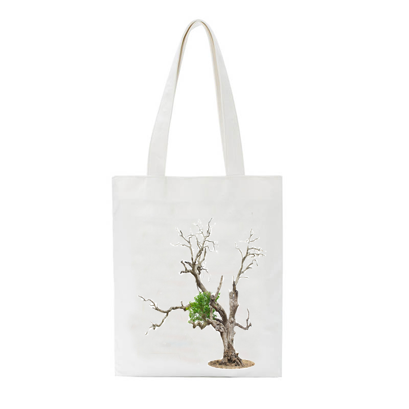 

Students College Style Cartoon Ink Painting Canvas bags Casual Lovely Girls School Bags Harajuku bag Eco, A381