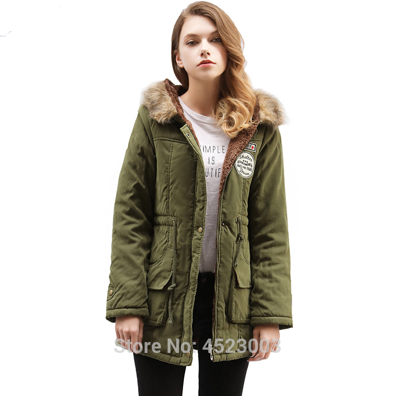 

Womens Parka Outwear Autumn Winter Hooded Coat Women Fur Coats Winter Jackets And Coats, 01