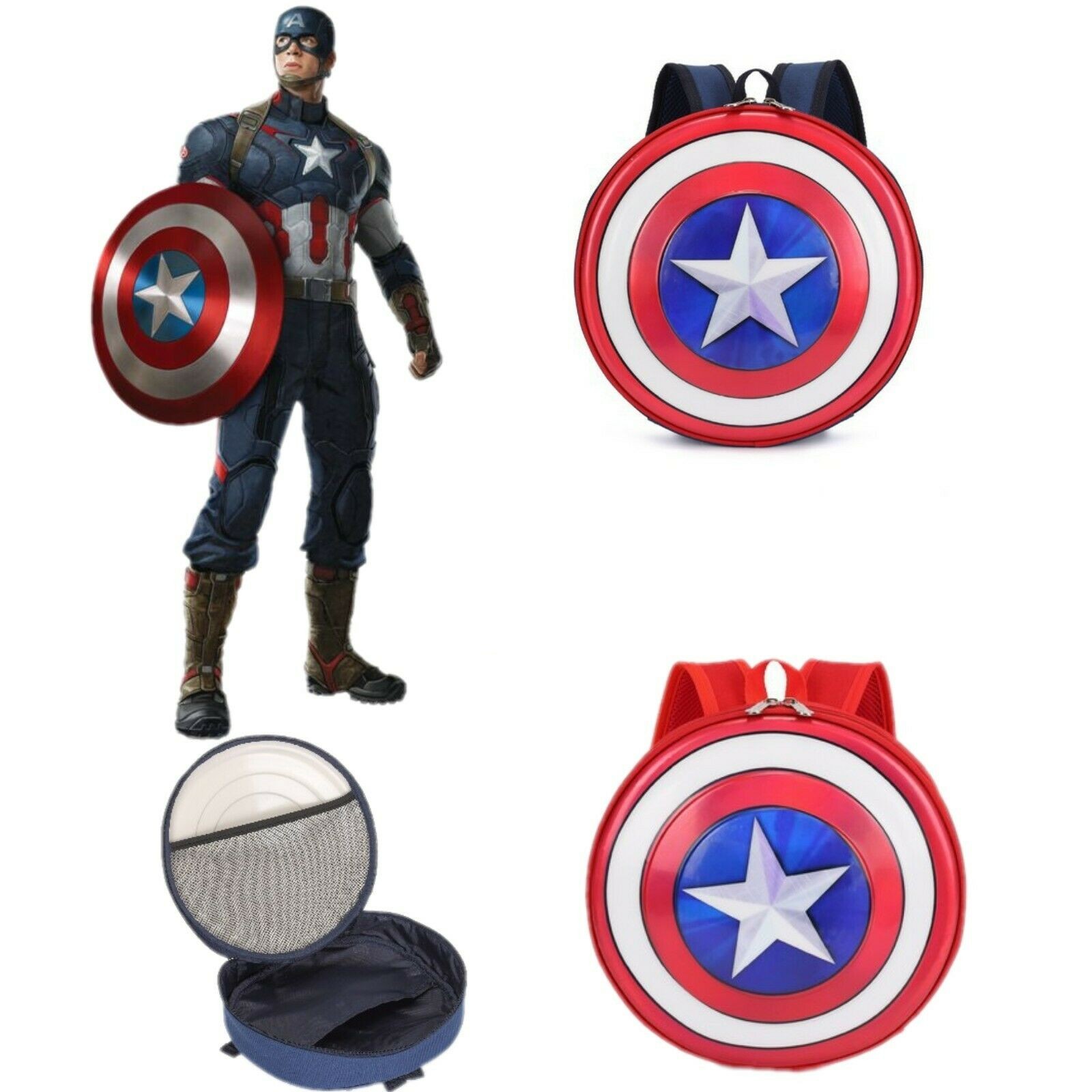 Avengers Hulk Thor Capitan America Iron Man Guanti Bambini Borsa Regalo
