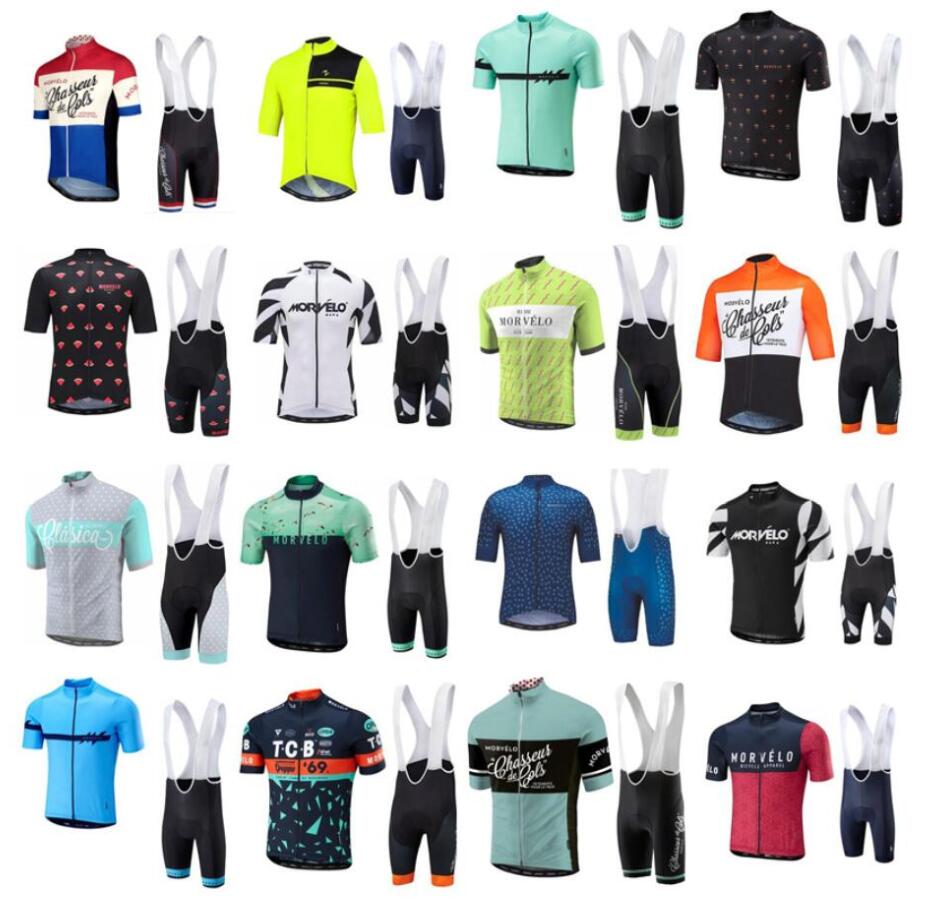 

2019 Summer Morvelo Cycling Jersey short sleeve cycling shirt Bike bib shorts set breathable road bicycle Clothing Ropa Ciclismo zesky, Jersey and bib shorts 03
