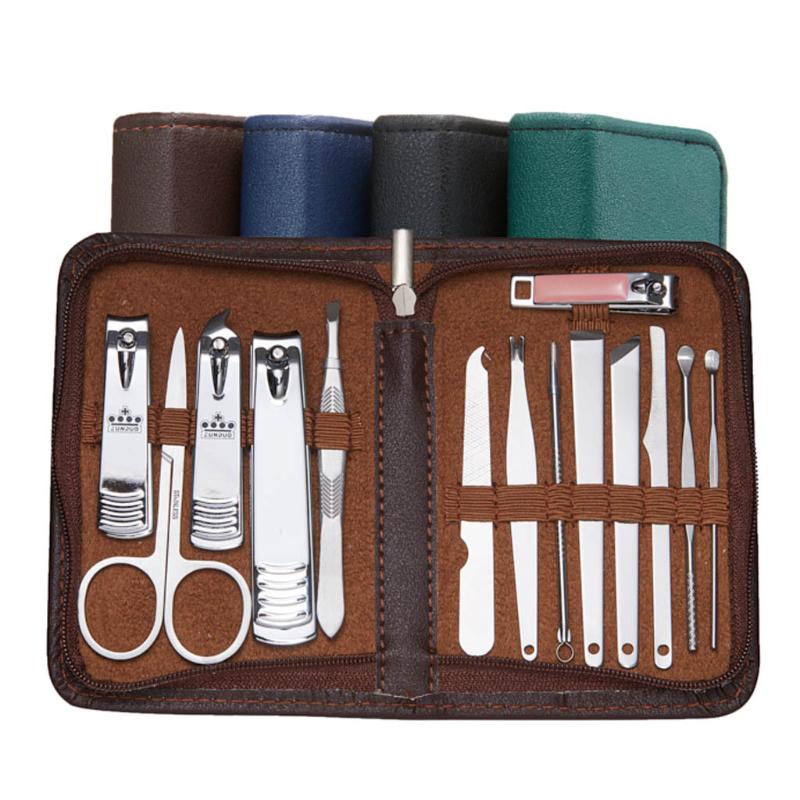

50^14 pieces Manicure set for nail scissors Clipper Pedicure and manicure kit