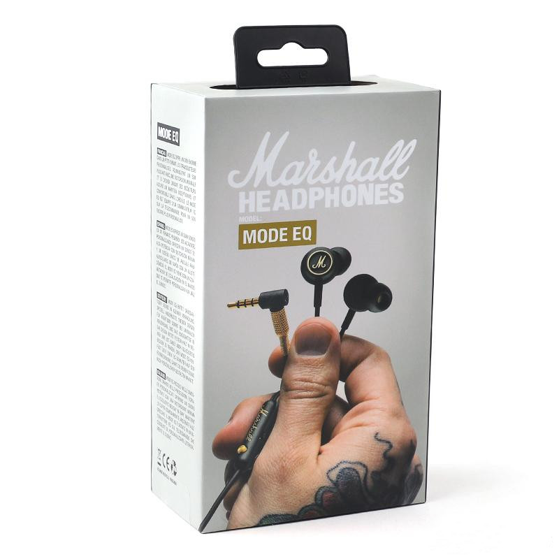 

Marshall Mode EQ Earphones With Mic DJ Hi-Fi Headphone Protable Wired Headset Professional DJ Monitor Headphone for Mobile Phone, Black