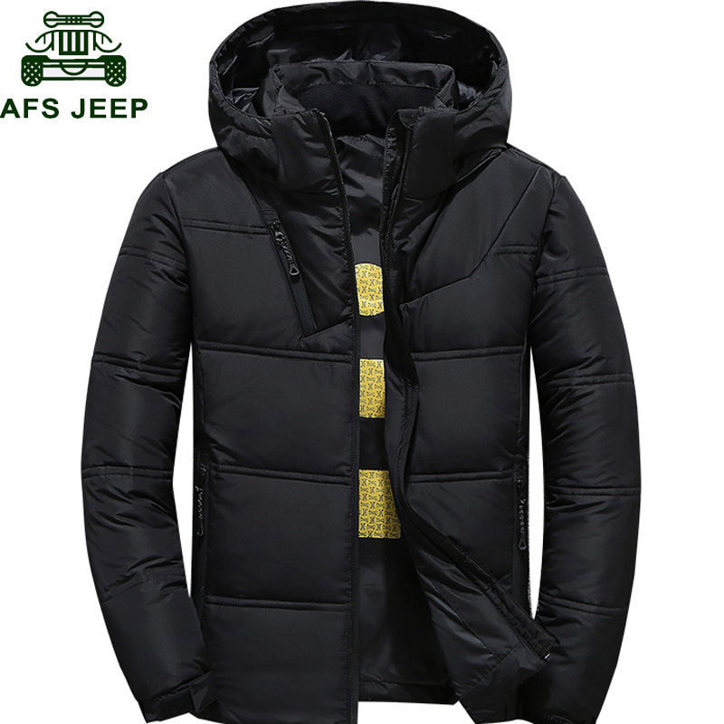 2020 Veste d'hiver Hommes Manteau thermique duvet épais neige Parka Homme Réchauffez Outwear homme ultra-léger Doudoune blanc duvet de canard ves