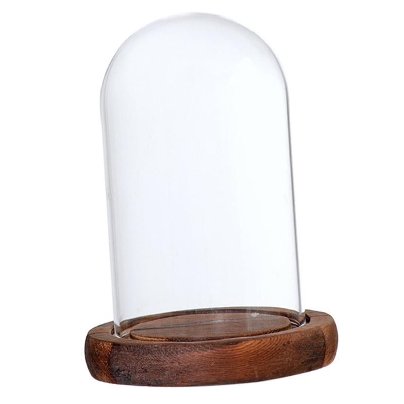 

Clear Glass Cover Landscape Vase Terrarium Container Flower Holder Dome Microlandscape Decor for Xmas Wedding Home Decoration