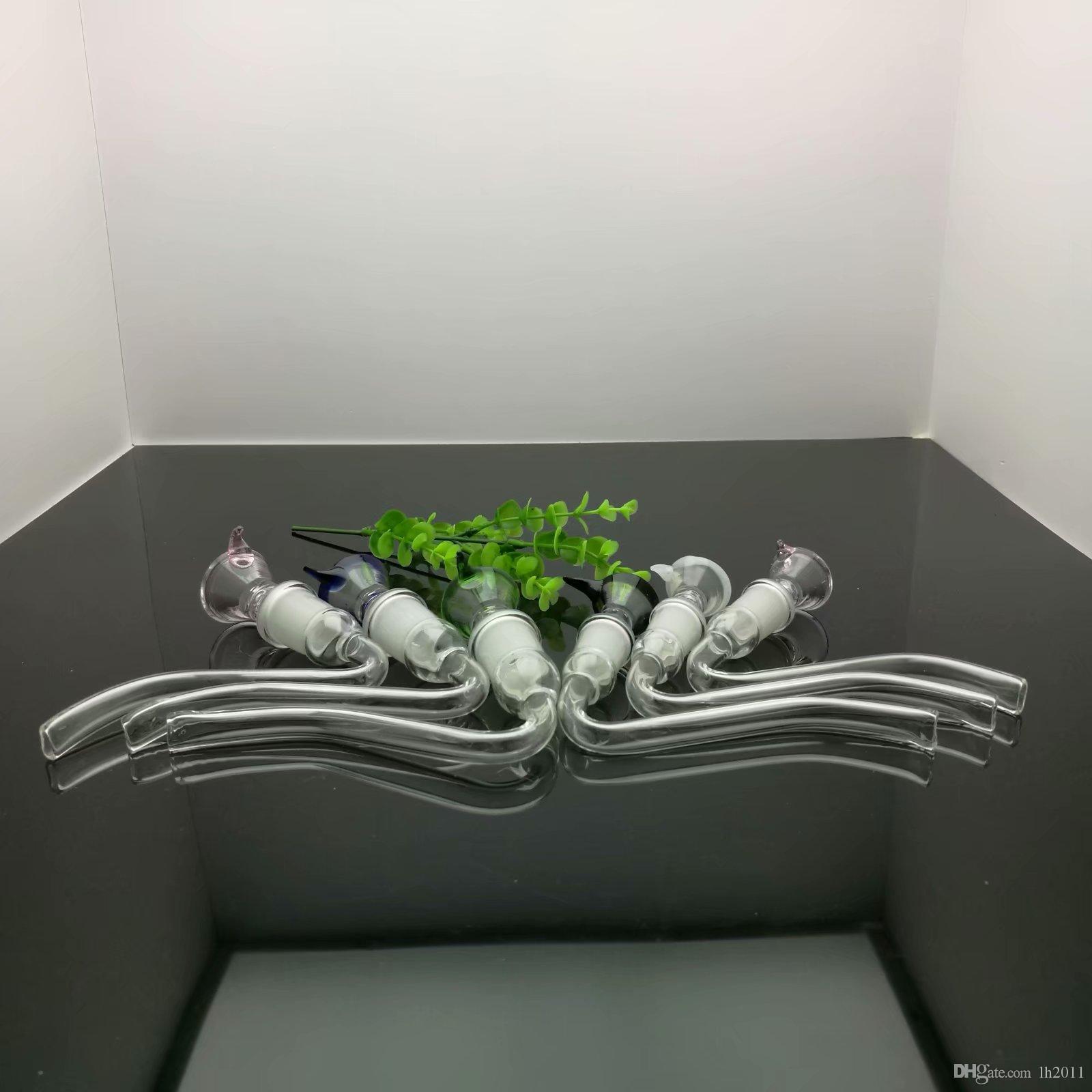 

Hook and suction nozzle Glass bongs Oil Burner Glass Water Pipes Oil Rigs Smoking Free