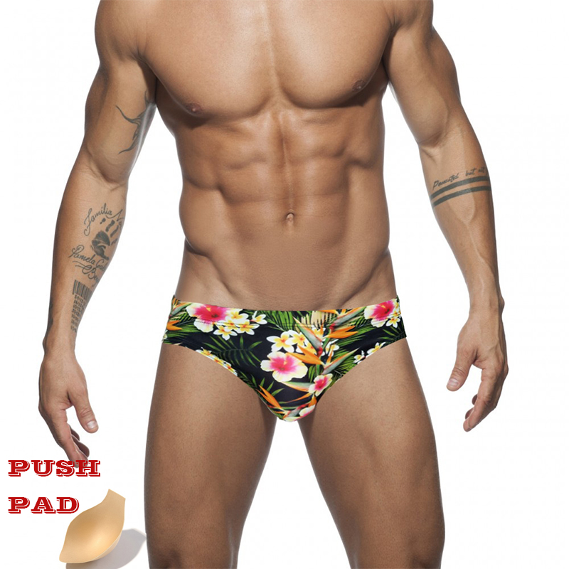 blue man swimming suits