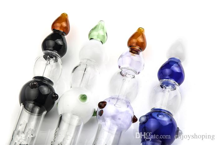 

Straight Tube Water Pipe Heady Straw Concentrate Glass Pipe Ashtray For Glass Water Pipes Collector No Titanium Nail glass smoking accessori