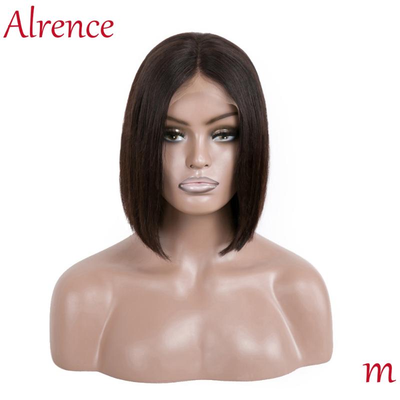

Straight Lace Closure Wig 150% Short Human Hair Wigs Bob 13X4 Lace Front Wigs Women Front Human Hair, Natural color