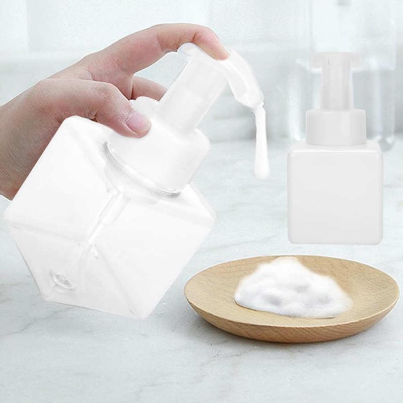 

250ml Foaming Bottle Press Foaming Soap Dispenser Hair Face Washing Liquid Soap Shampoo Bottles for Body Cleaning