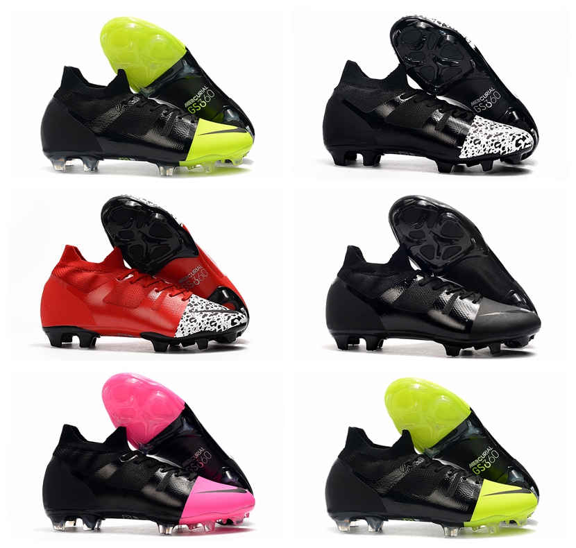 

2019 mens soccer shoes Mercurial Greenspeed 360 FG high ankle soccer cleats Mercurial Superfly 360 GS football boots botas de futbol, As picture 2