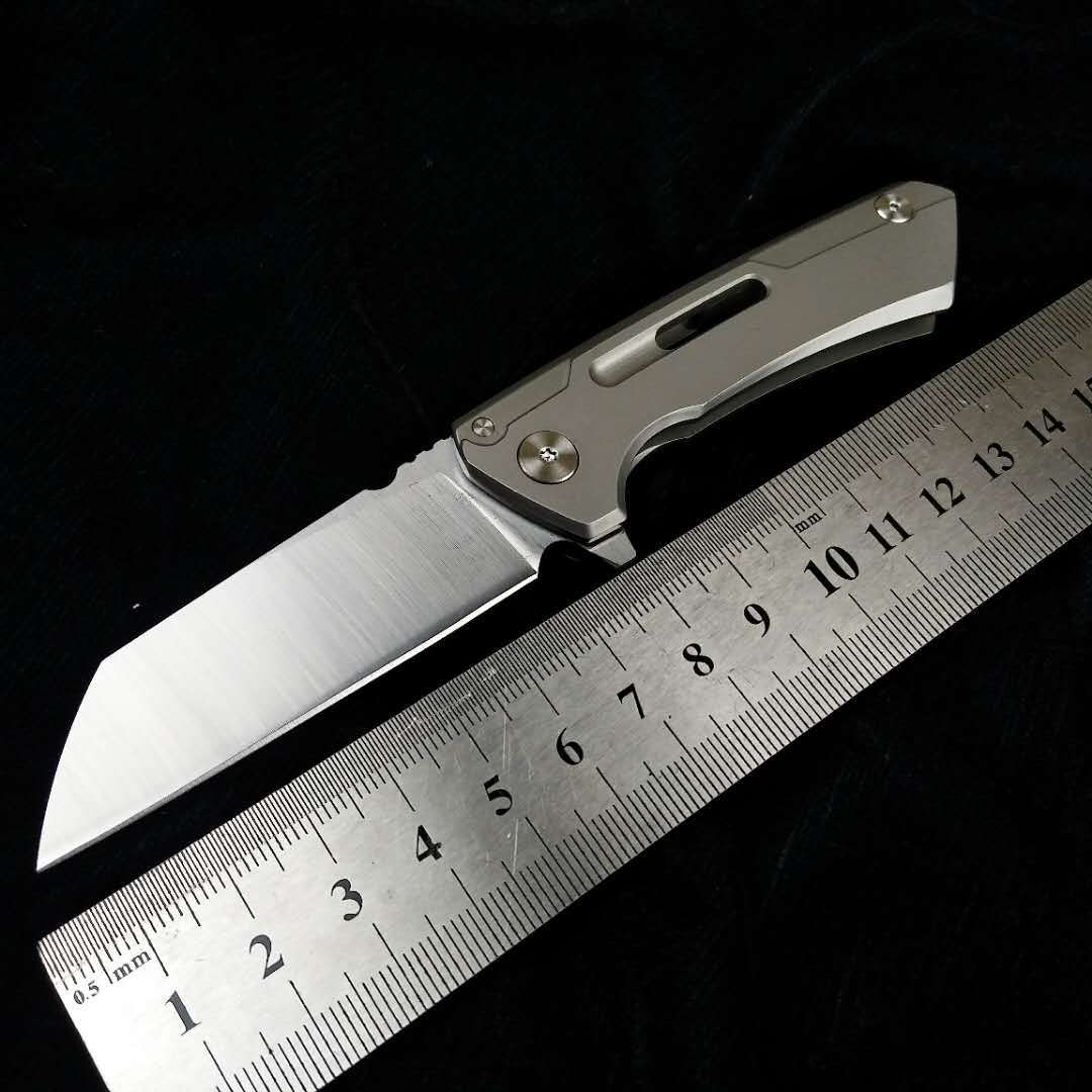 

D2 folding knife mini EDC steel handle pocket outdoor camping portable knife prevention height sharp camping knife