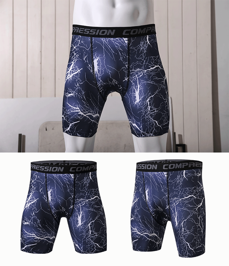 

Running Shorts Bodybuilding Men's Compression Tight Skin Trunks Base Layer Tights Skin SportWear Fitness Yoga Running Shorts, Colour 12