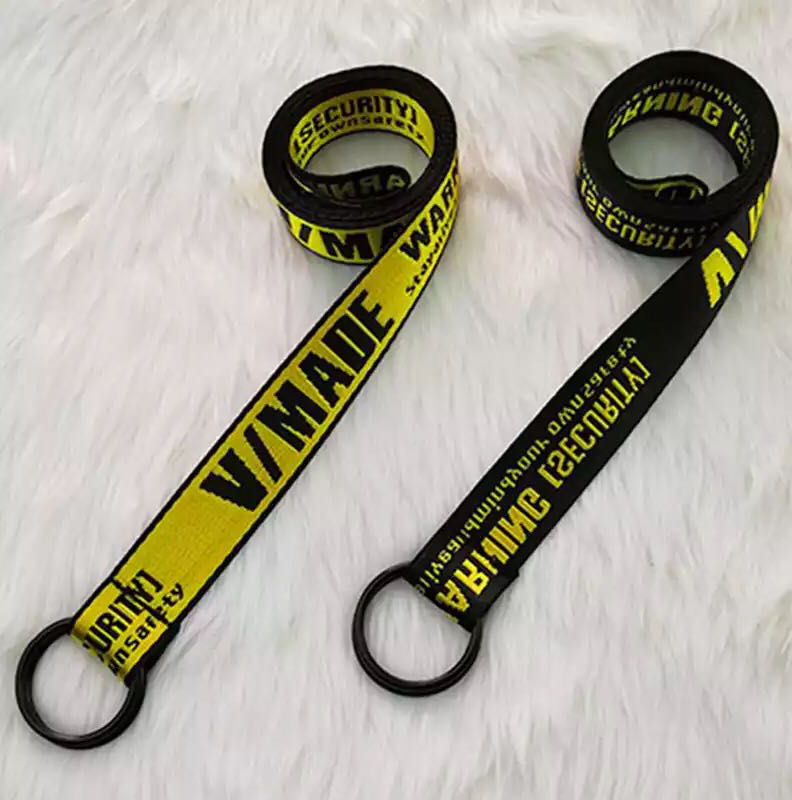 

200cm New Canvas Belts for Men Women Hip Hop Belt Street Casual Loose Waist Strap High Quality Yellow Belt Belts
