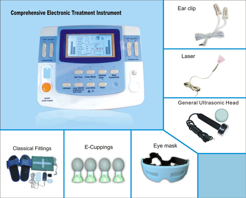 

Electric magnetic physical therapy device pulse stimulate ultrasound therapy machine EA-F29