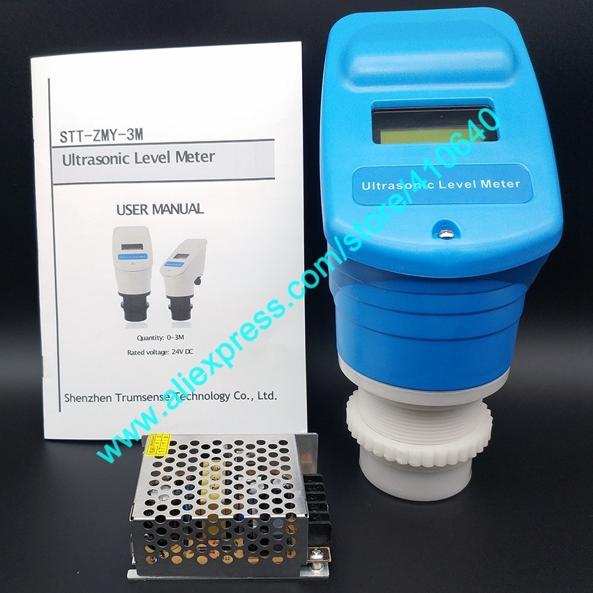 FACTORY DIRECT SUPPLYING 3 Meters Range Integrated Ultrasonic Water Level Meter Material Quantity Level Meter with Teflon Probe-image-463768136