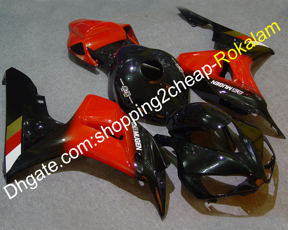 

For Honda Shell CBR1000RR CBR 1000 RR CBR1000 1000RR 06 07 2006 2007 Popular Red Black ABS Fairing (Injection molding), Customize