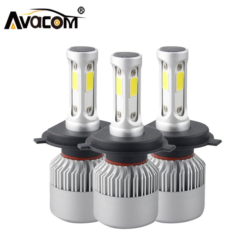 

2pcs Car Headlight Bulbs LED H1 H3 H4 H7 H8 H11 HB3 HB4 Auto S2 Bulb 8000LM 3000/4500/6500/8000K 36W 9~36V Car Lights Universal