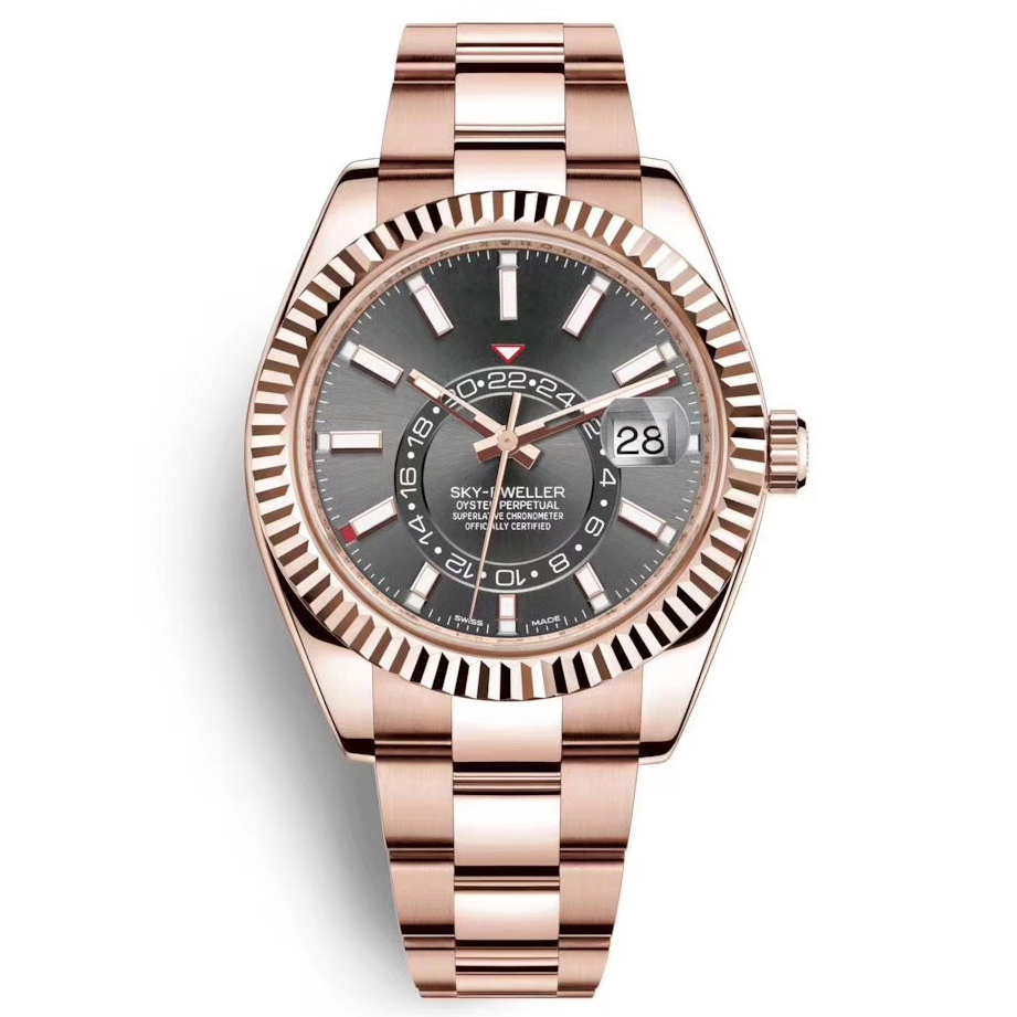 

Luxury watches new mens automatic mechanical calendar 42mm watch stainless steel mens luminous business watch Free Shipping, Box