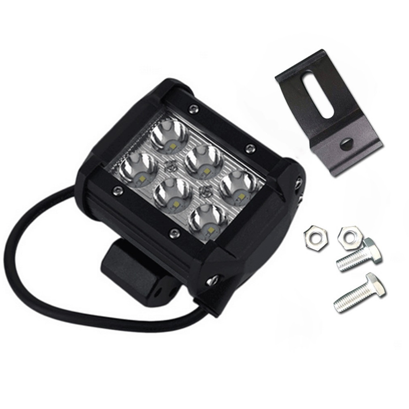

2pcs 4inch 18W Spot LED light bar Driving Fog Lights bulb 4x4 Led Work Light for offroad, Truck, SUV, Spot Driving Lamp