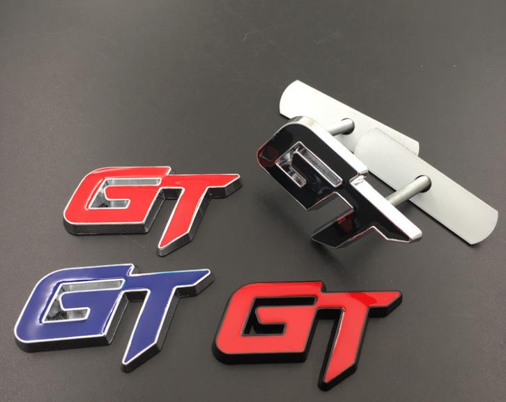 JDM 2PCS KR RED H FRONT REAR BADGE EMBLEM FOR 5TH GEN CRV SUV 2017-2019