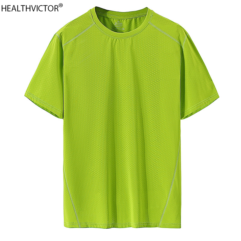 

Breathable Stretchy Quick Dry T-shirt Outdoor Sports Run Gym Work Out O-neck Sweat Short Sleeve Men Women Unisex Jersey T Shirt, Dark blue