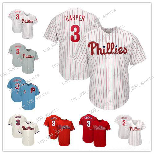 

3 Bryce Harper mens 100% stitched jerseys VINTAGE baseball cheap Jersey men women youth free shipping, Blue;black