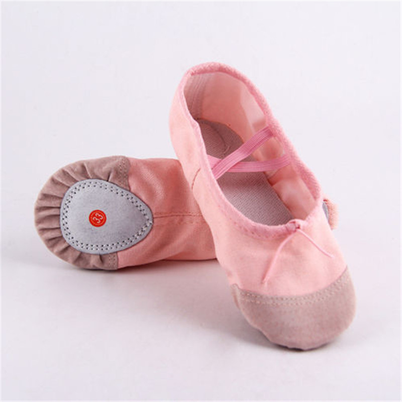

Baby Casual Shoes Summer New Pink Leather Ballet Dance Slippers Gym Shoes Childs Boys Girls Sizes Full Sole Shoes