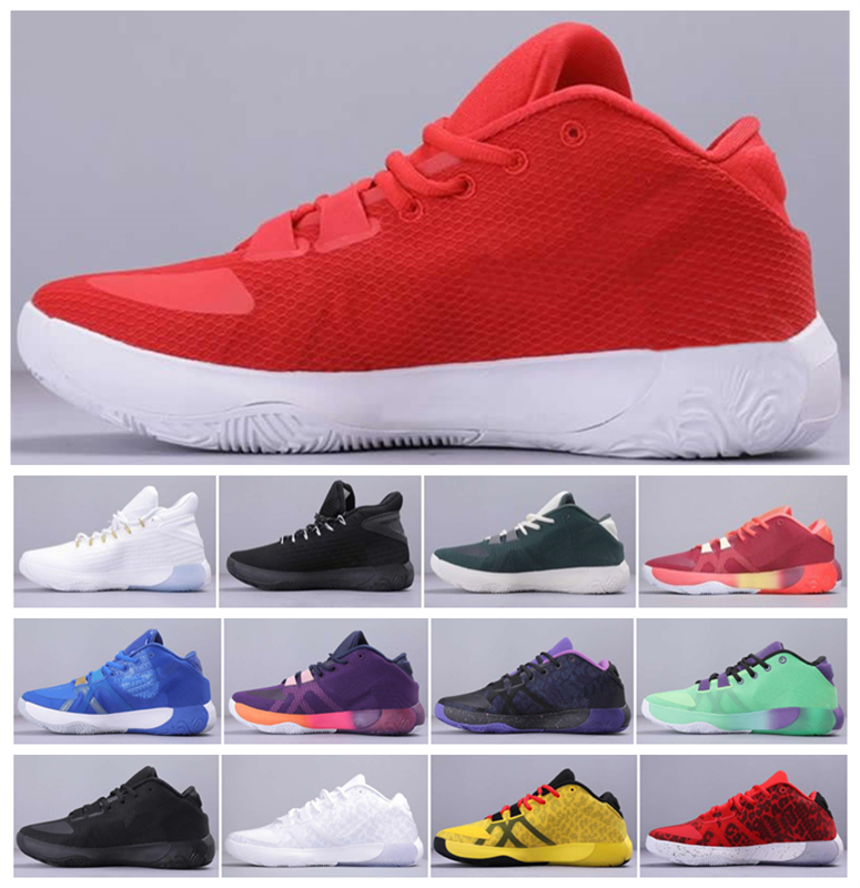 

Freak 1 Giannis Antetokounmpo Greek Mens Basketball Shoes Men Triple Black Red Signature White Gold GA I 1S Sport Designer Sneakers US 7-12, #16