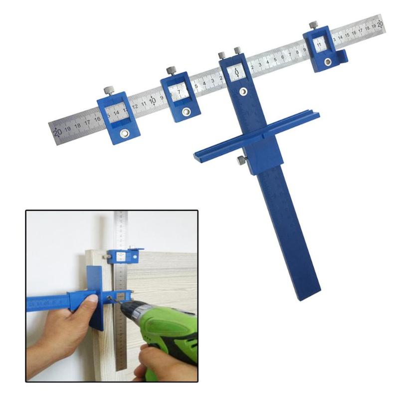 

JOYLIVE Drilling Dowelling Hole Saw Master System Drill Guide Sleeve Cabinet Hardware Jig Drawer Pull Jig Wood