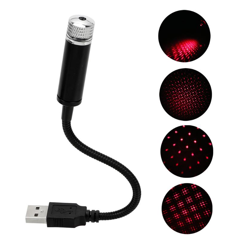 

LEEPEE LED Car Roof Star Light Projector Ambient Star Light Car USB LED Atmosphere Lamp Adjustable Multiple Lighting Effects