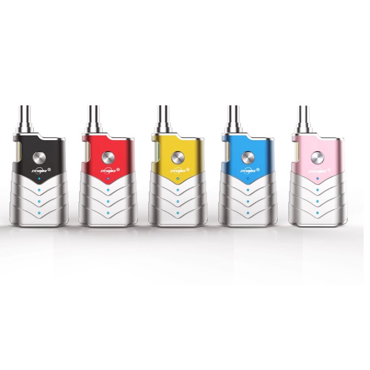 

100% Authentic ZTCSmoke Vaporizer CANNA Starter Kits Vape Battery 400mah Thick Oil mini cart box mod with 0.5ml cartridge e cigarette vape, Red