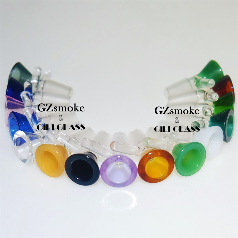 

Bowl for Glass Bongs Funnel Bowls Pipes 5mm Thick slides bong smoking color piece pink heady wholesalers oil rigs pieces 14mm 18mm slide dab