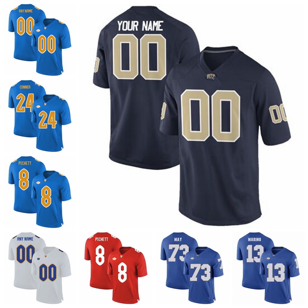 

Pittsburgh Panthers Jerseys James Conner Jersey Kenny Pickett Nick Patti Damar Hamlin Tre Tipton College Football Jerseys Custom Stitched, Womens old navy blue