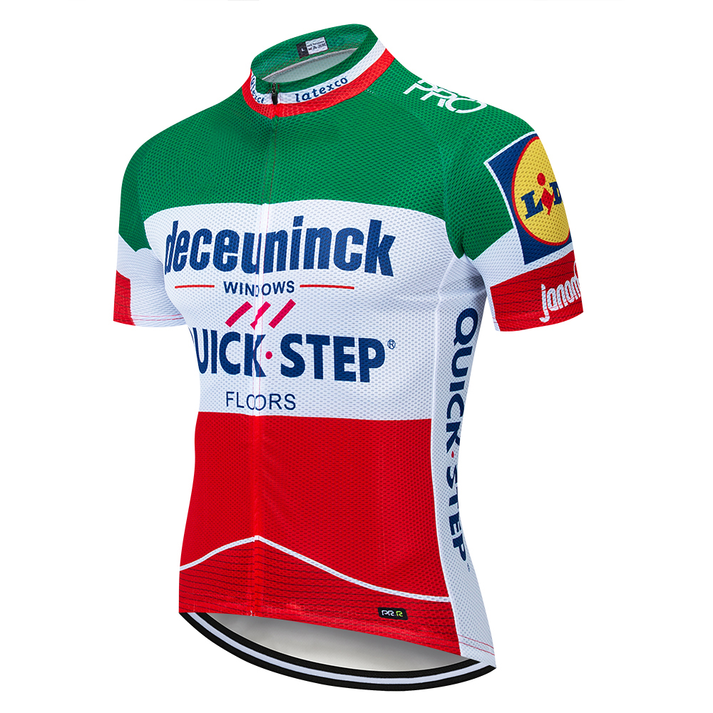 

2020 New QUICK STEP Team cycling jersey gel pad bike shorts set MTB SOBYCLE Ropa Ciclismo mens pro summer bicycling Maillot wear, Pic color13