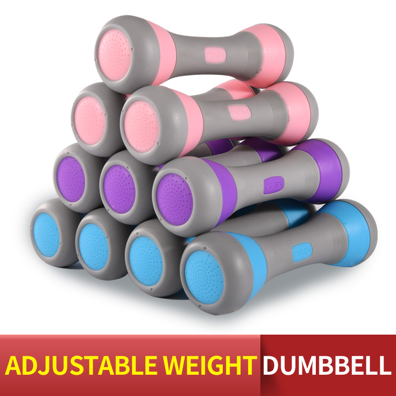 

Dumbbells Yoga Dumbbell Adjustable Heavy Workout Arm Muscle 2-3-4 KG Rubber Home Gym Sports Unisex Fitness Equipment, Blue