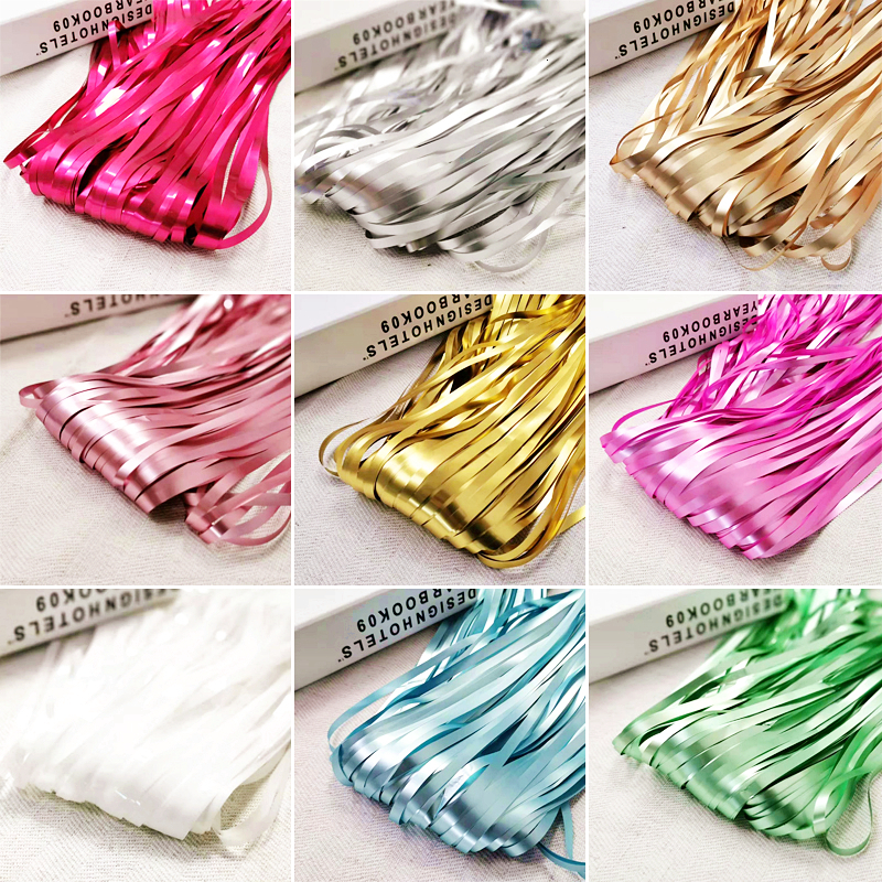 

1pc Foil Fringe Curtain Birthday Party Decorations Adult Ribbon Background Wall Decoration Backdrop Wedding