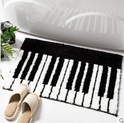 

Nordic minimalist piano home carpet geometry bathroom absorbent floor mats toilet door entrance door mats bathroom anti-slip mat