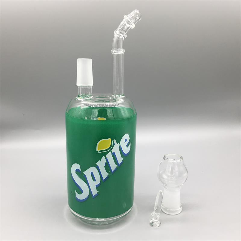 

Cheap Hot water bong with 14.4mm Joint Dome and Nail beaker bong Green Color rig