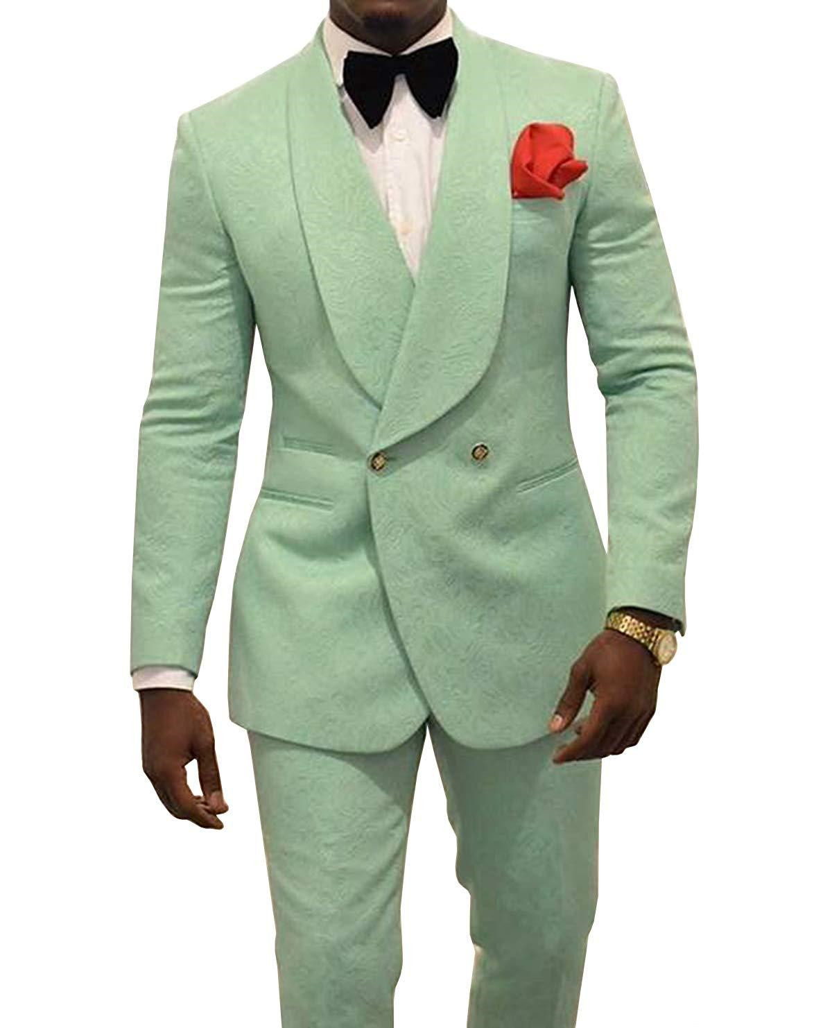 

Handsome Groomsmen Shawl Lapel Groom Tuxedos Mens Wedding Dress Man Jacket Blazer Prom Dinner 2 Piece Suit(Jacket+Pants+Tie) 433, Same as image