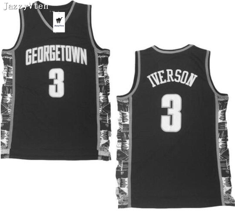 allen iverson georgetown jersey nike