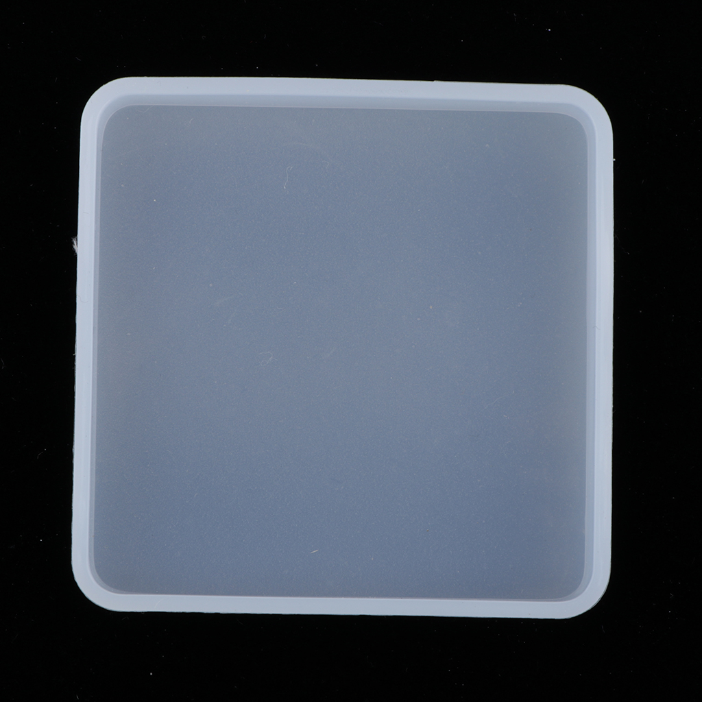 

diy silicone coaster resin molds, epoxy casting molds round or square mold for resin, concrete, cement, home decoration
