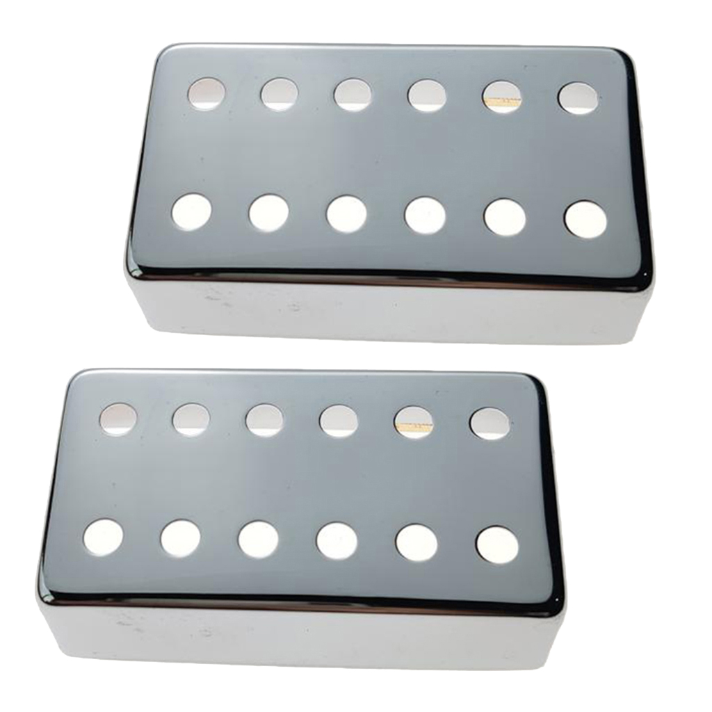 

2x 12-Hole Mini Pickup Pickup Cover Cover For Electric Guitar