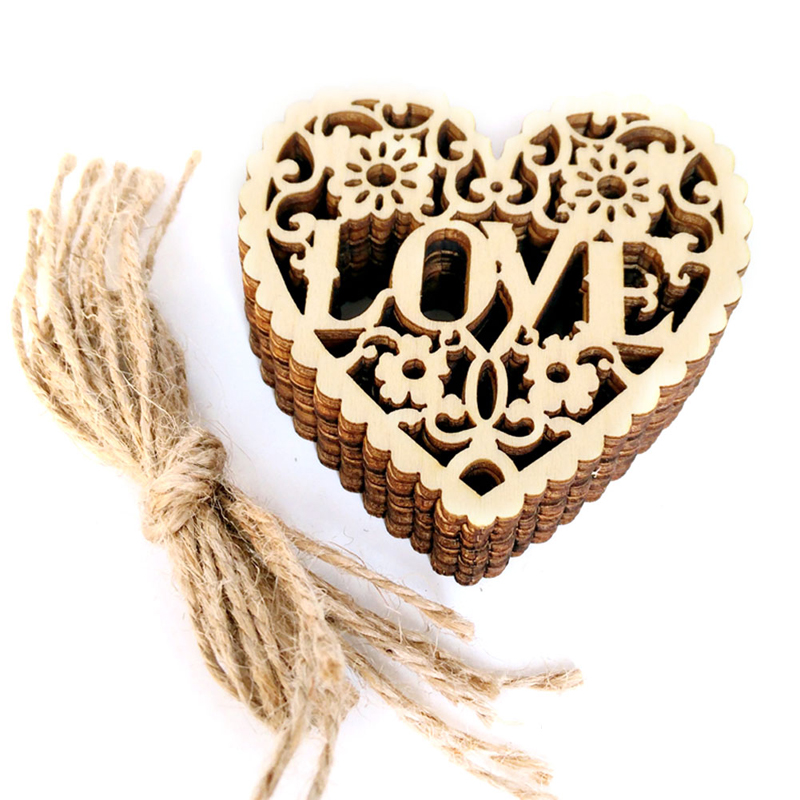 

Xmas Tree Decor Cute Wood Snowflake Xmas Wedding Tree Hanging Ornament Decoration Christmas Decorations For Home 2017