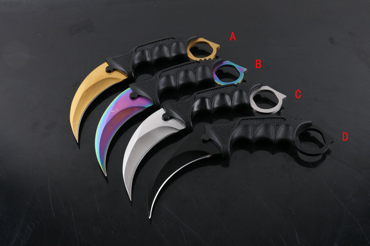 

2018 large size Special Offer Karambit knife Claw knife 5CR15MOV 57HRC Mirror Polish blade knife Tactical knives with Secure-Ex sheath