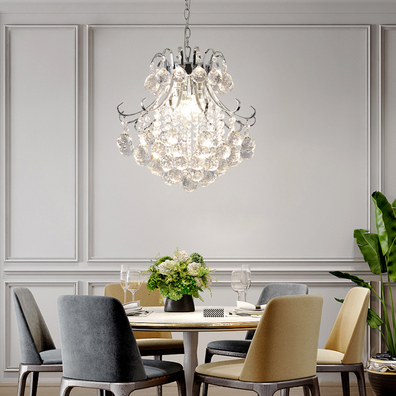 

American Modern Lamps Chandelier Rural Style Luxury Crystal Pendant Lamp Living Room Bedroom Dining Aisle Lighting Fixture